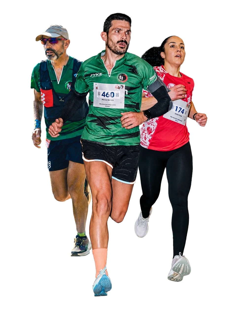 atletas de mirandela a correr